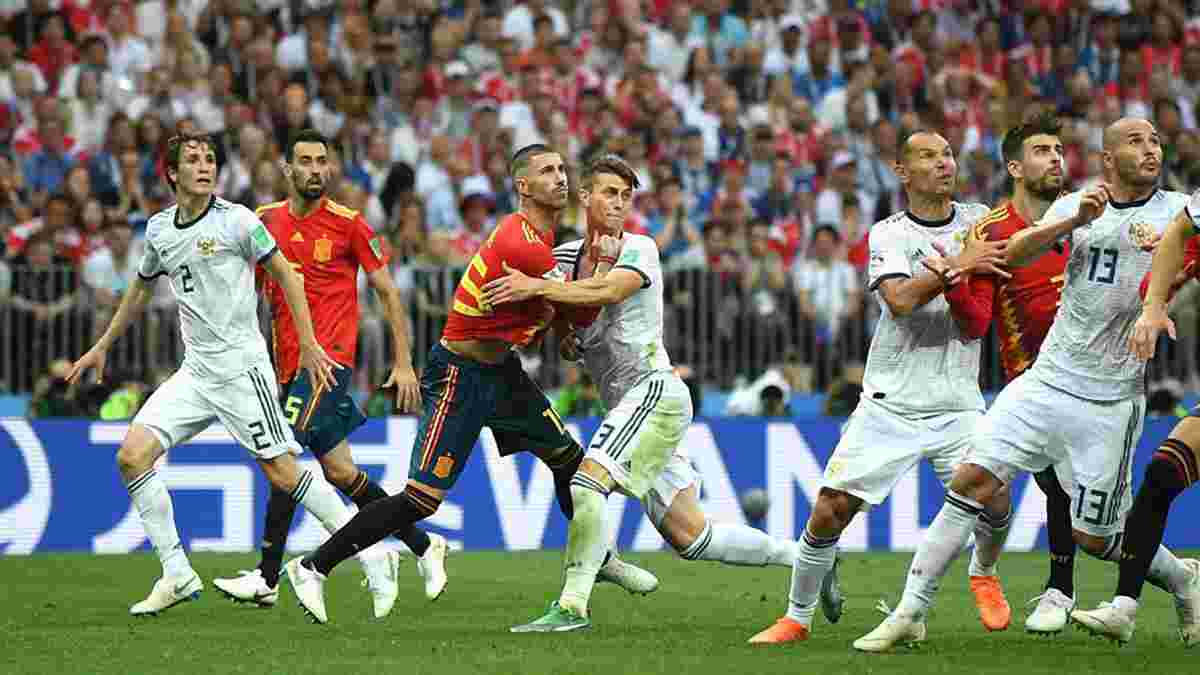 Іспанія – Росія: вперше в історії чемпіонатів світу проведено четверту заміну