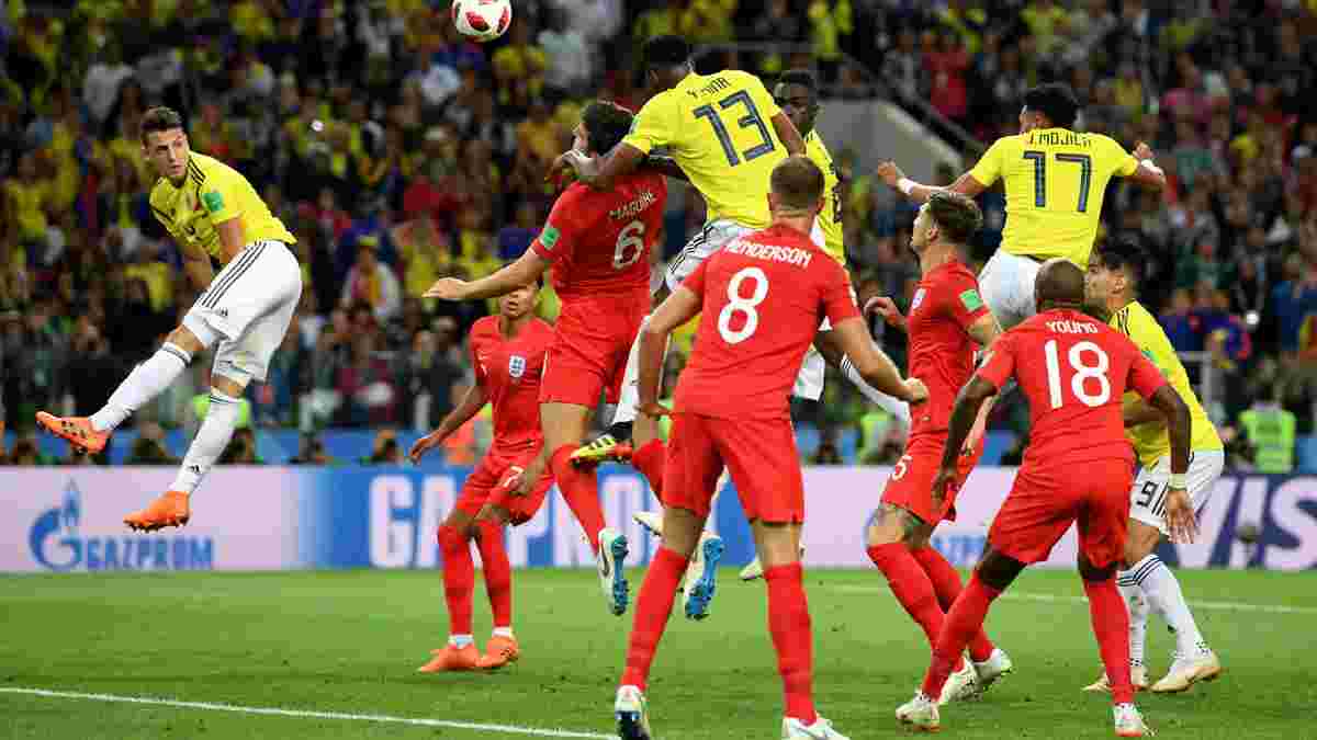 Колумбія – Англія: онлайн-трансляція матчу 1/8 фіналу  ЧС-2018 – як це було
