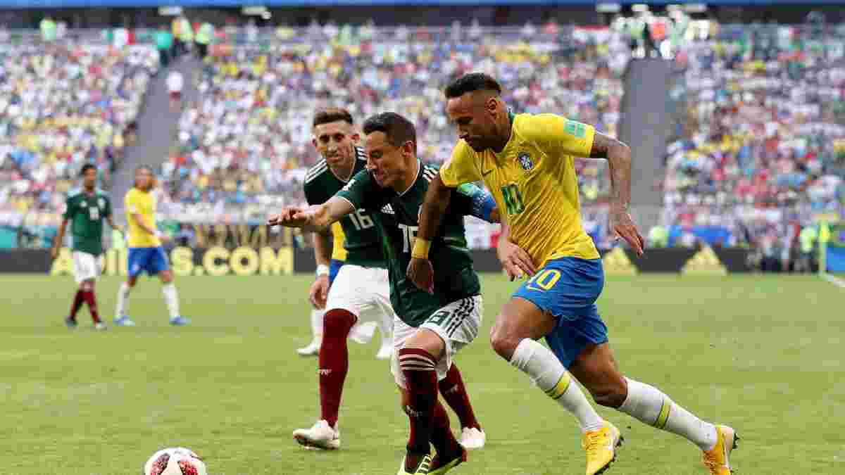 Бразилія – Мексика: Неймар став найкращим футболістом матчу