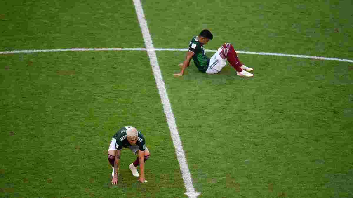 ЧМ-2018: Мексика – единственная сборная, которая покидает Мундиаль в 1/8 финала седьмой раз подряд