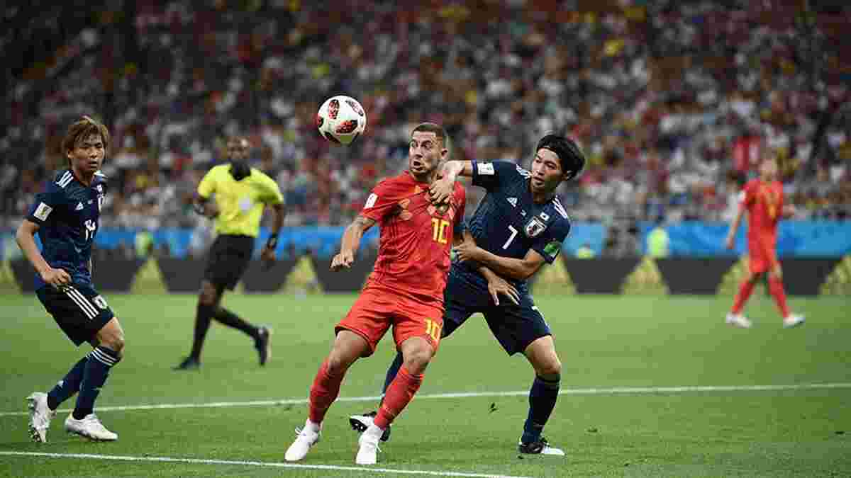 Бельгия – Япония: Азар стал лучшим игроком матча