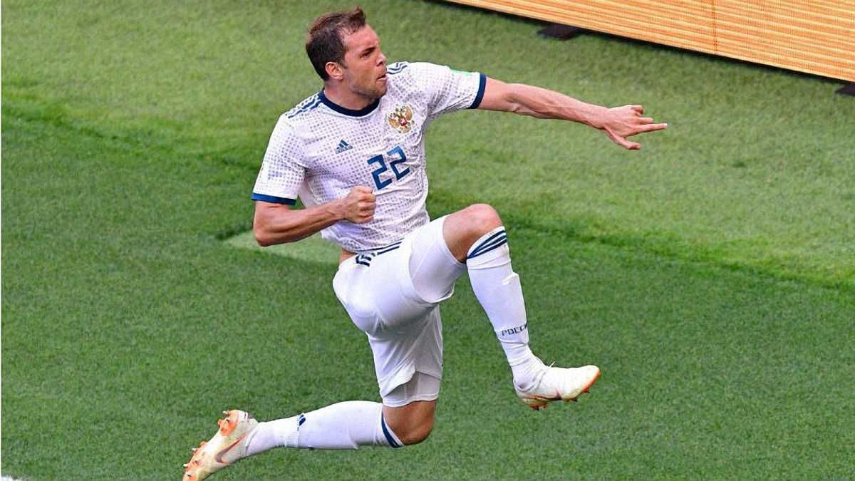Артем Дзюба / фото: Твіттер збірної Росії