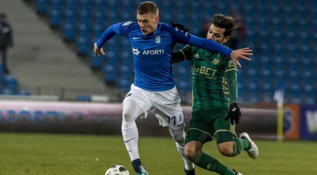 Олексій Хобленко (ліворуч) / ФК Лех