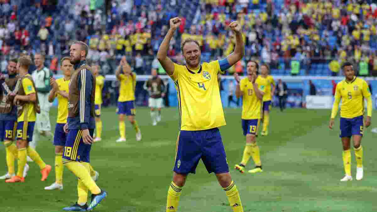 Швеція – Швейцарія: "жовто-сині" вперше з 1958 року перемогли у двох матчах Мундіалю поспіль 