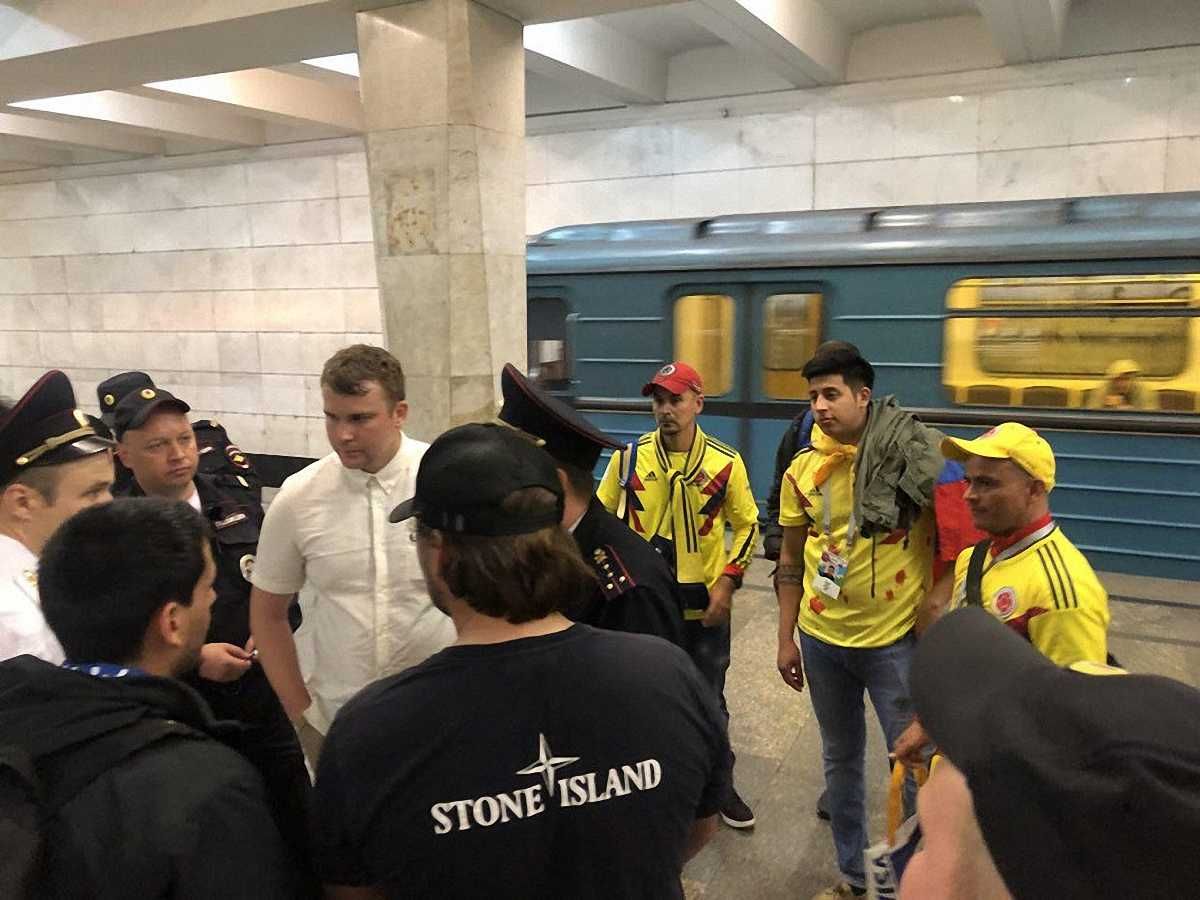 Вболівальники збірних Колумбії та Англії / Фото: Чемпіонат