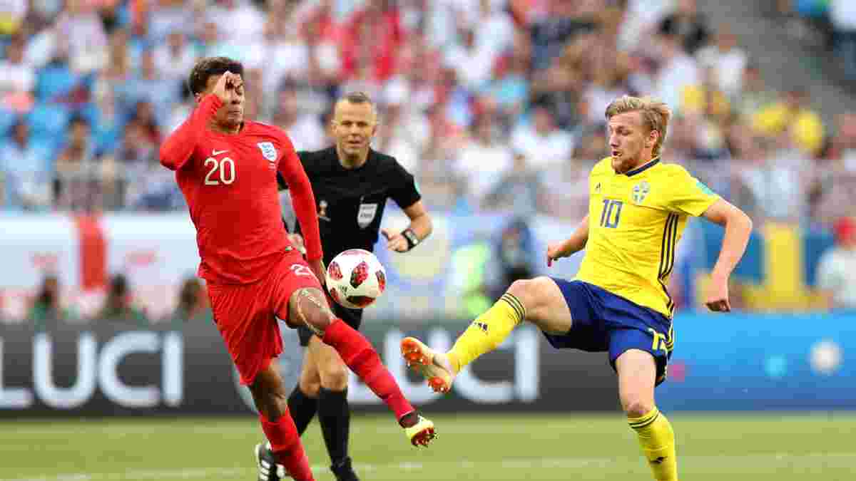 Швеция – Англия – 0:2 – видео голов и обзор матча