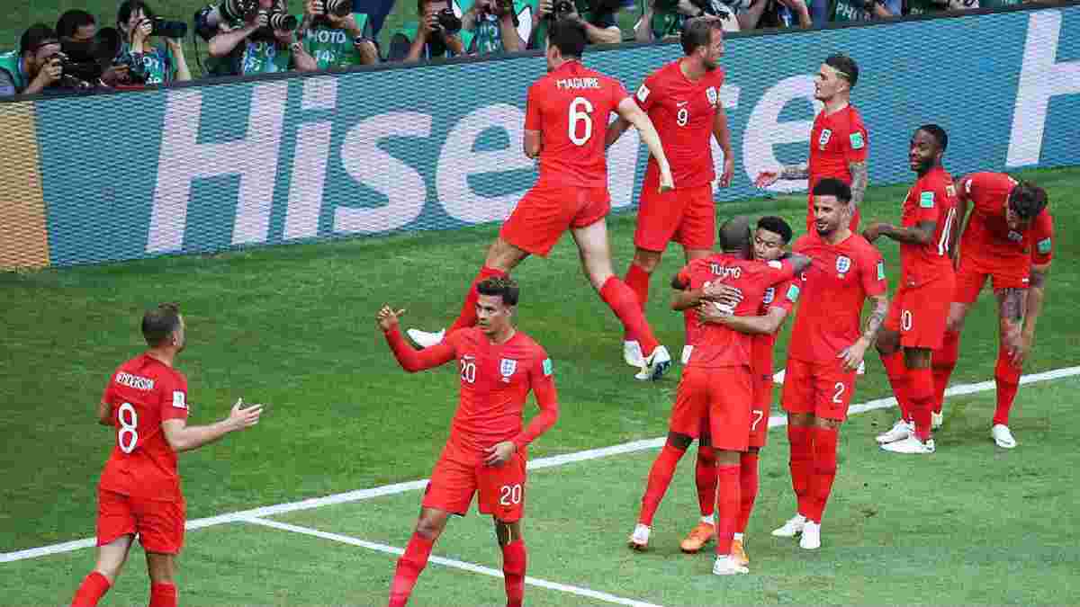 ЧМ-2018: Англия впервые за 28 лет и в третий раз в истории вышла в 1/2 финала Мундиаля