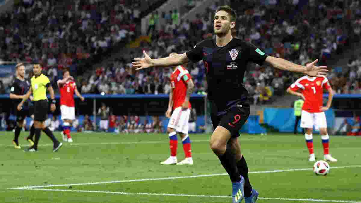 Росія – Хорватія: Крамаріч забив лише 2-й гол головою в історії "картатих" на чемпіонатах світу