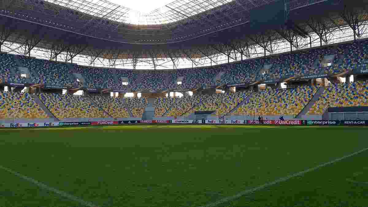 Львов будет играть домашние матчи на Арене Львов, стадион Украина в резерве