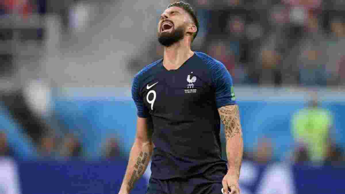 ЧС-2018: Франція стала першим чемпіоном світу, центрфорвард якого не завдав жодного удару в площину воріт