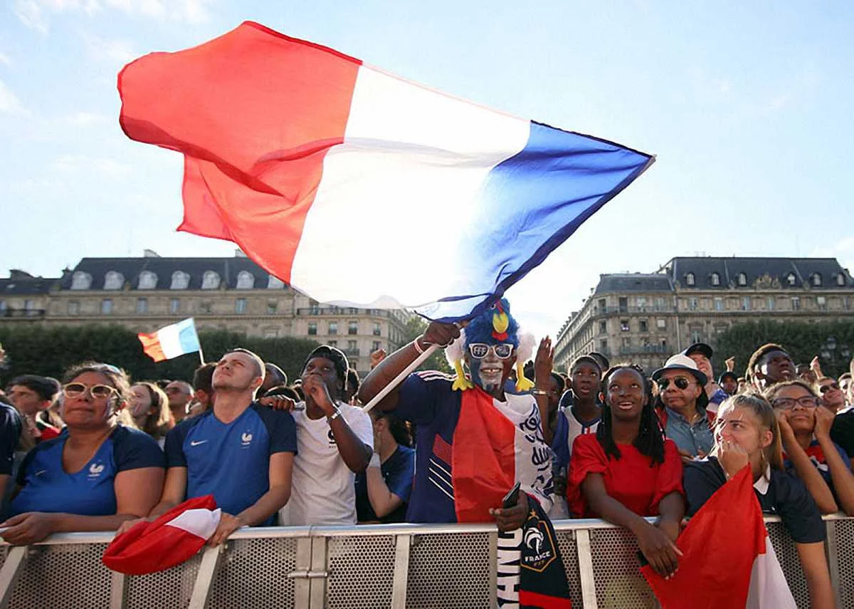 Болельщики сборной Франции