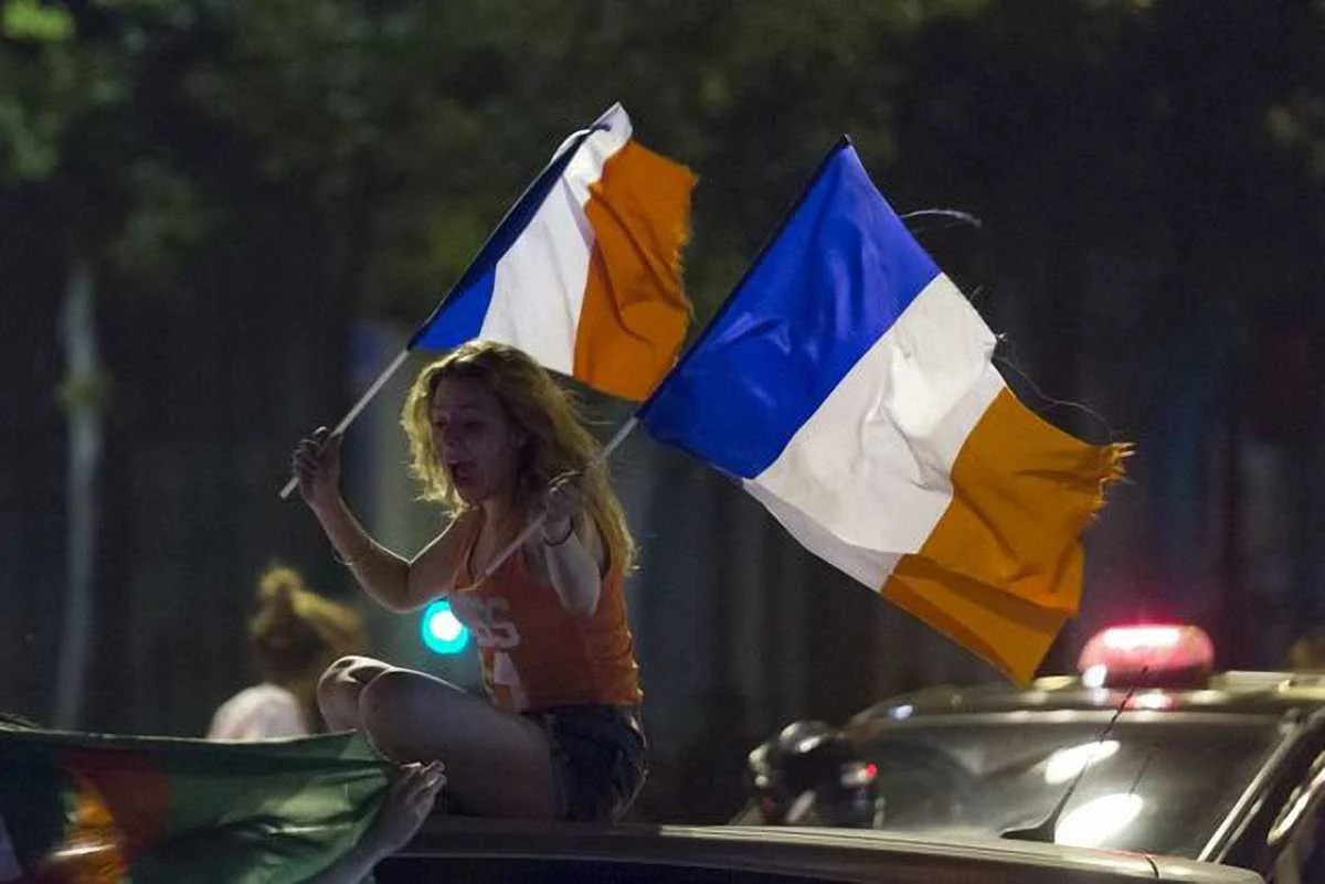 Болельщики сборной Франции