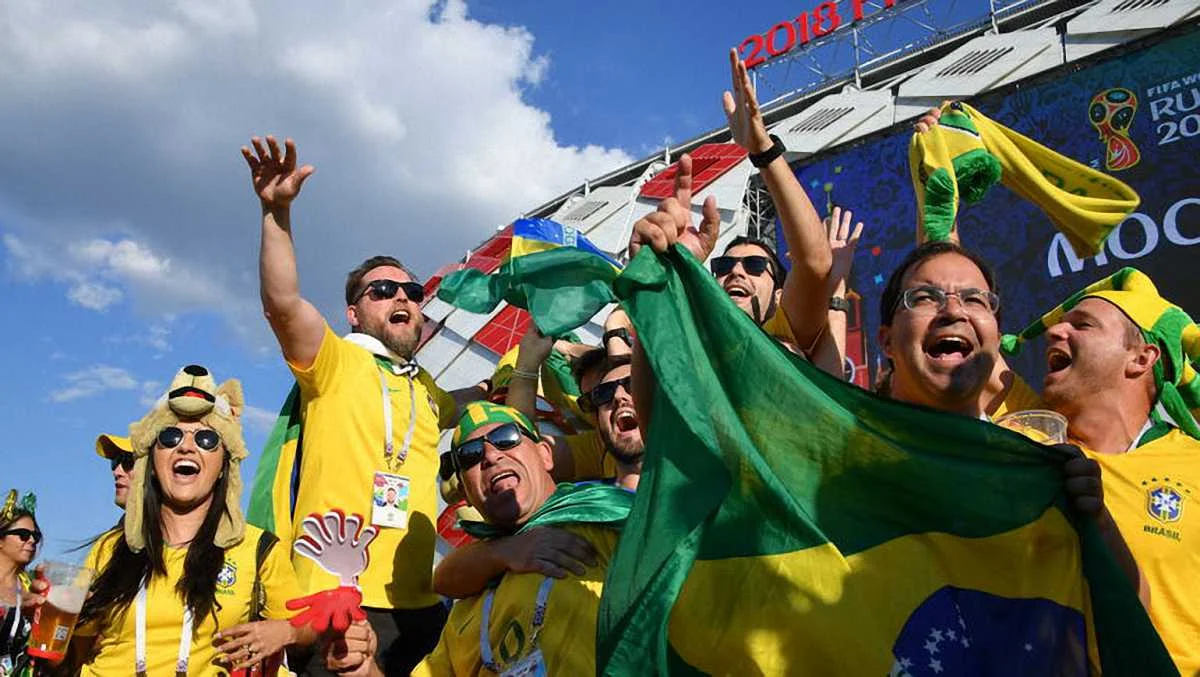 Болельщики сборной Бразилии