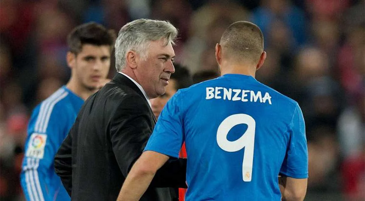 Бензема и Анчелотти / фото из соцсетей