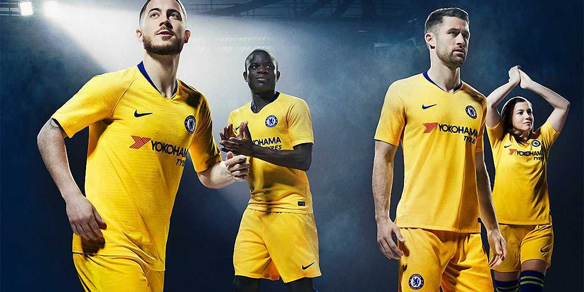 Выездная форма Челси сезона 2018/19 / ФК Челси