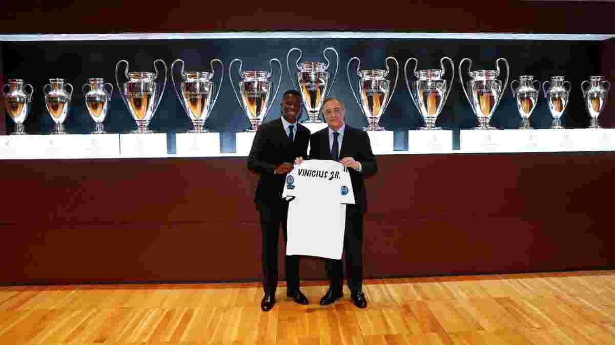 Винисиус официально представлен в качестве игрока Реала
