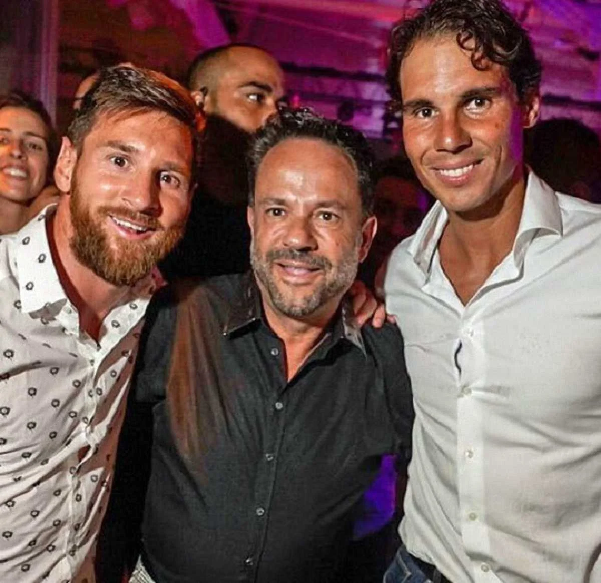 Мессі в компанії Надаля на Ібіці