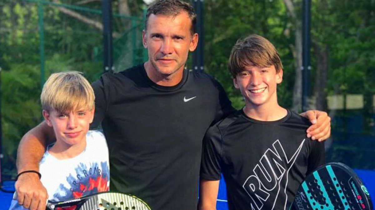 Андрій Шевченко з дітьми / фото: Інстаграм Андрія Шевченка