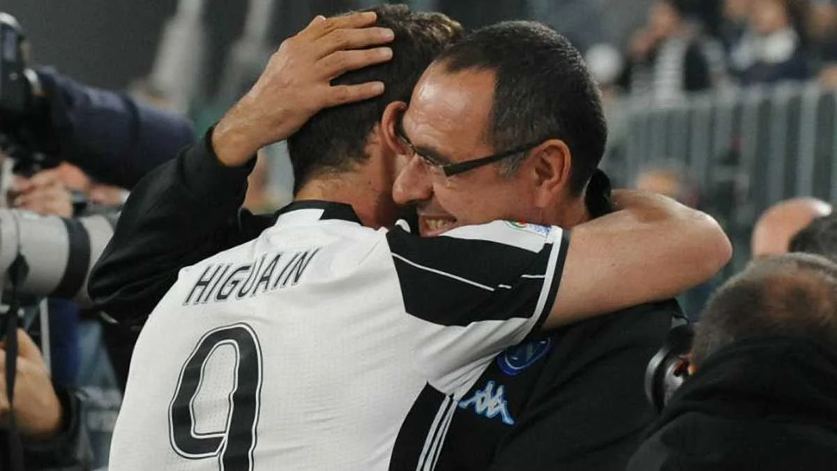 Гонсало Игуаин и Маурицио Сарри / фото из соцсетей