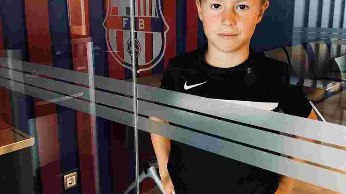 8-летний Калашников из академии Барселоны: Беру пример с Усика, хочу играть за Украину