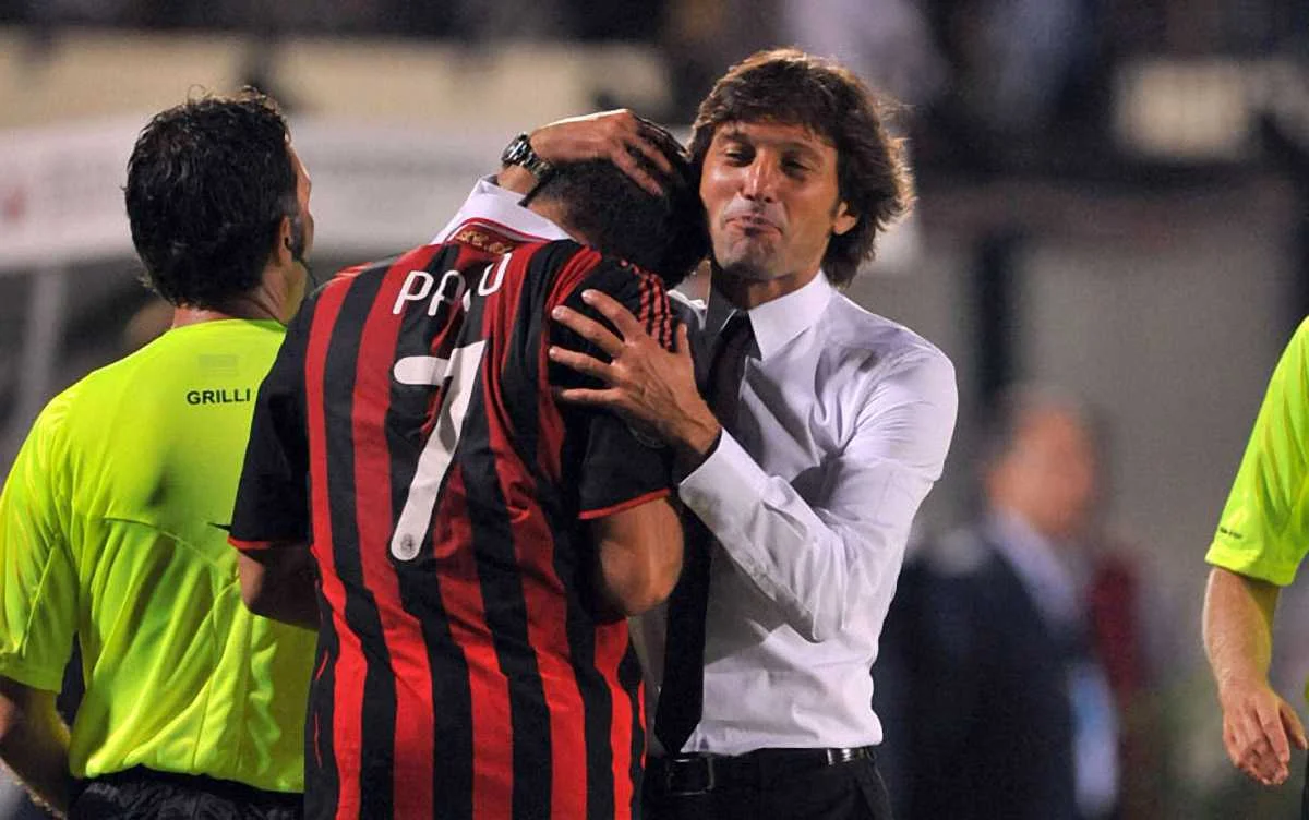 Алешандре Пато і Леонардо / Фото ФК Мілан