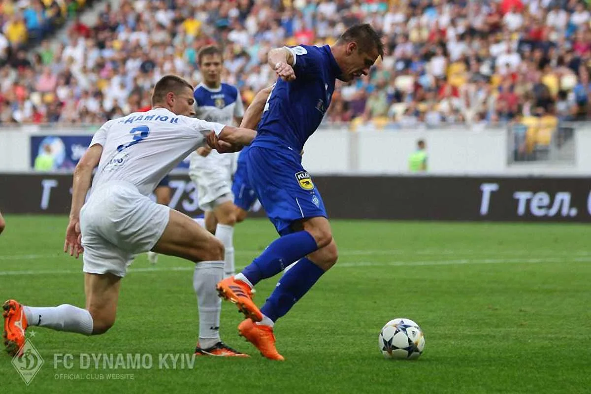 Артем Беседин в матче против Львова / фото: фейсбук Динамо