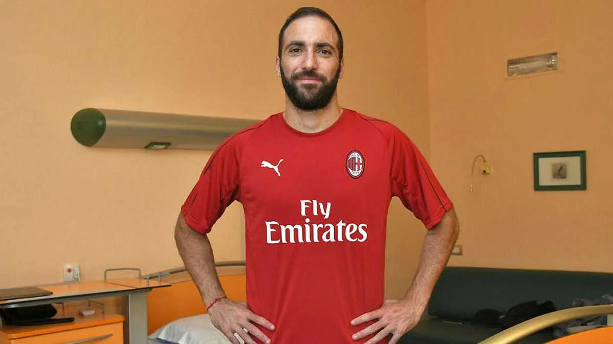 Гонсало Игуаин / фото ФК Милан