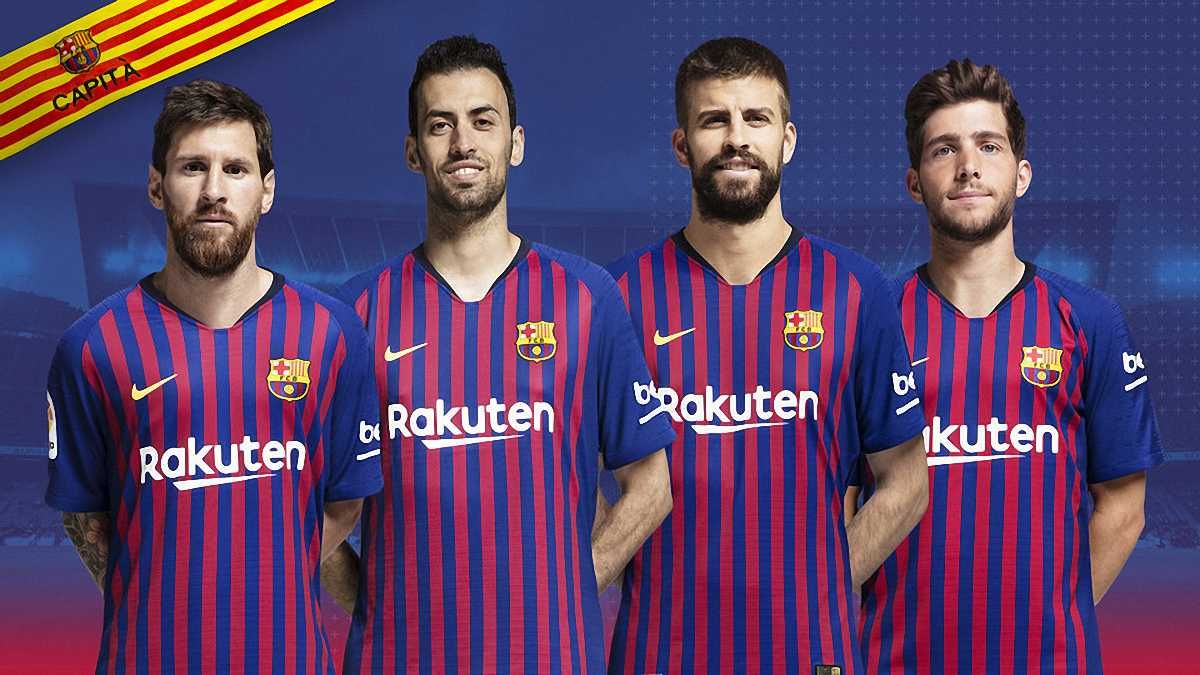 Капітани Барселони у сезоні 2018/19