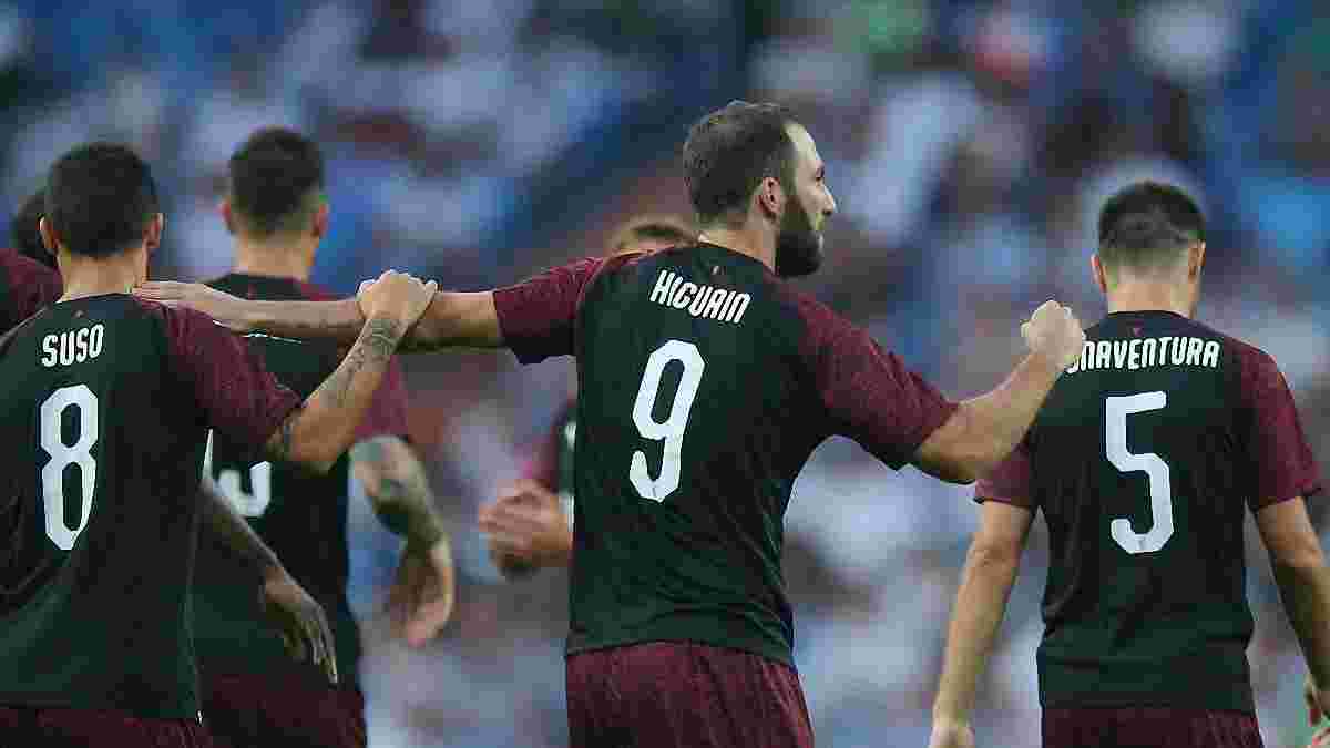 Игуаин забил первый гол за Милан в матче против Реала, за который выступал на протяжении 6,5 лет