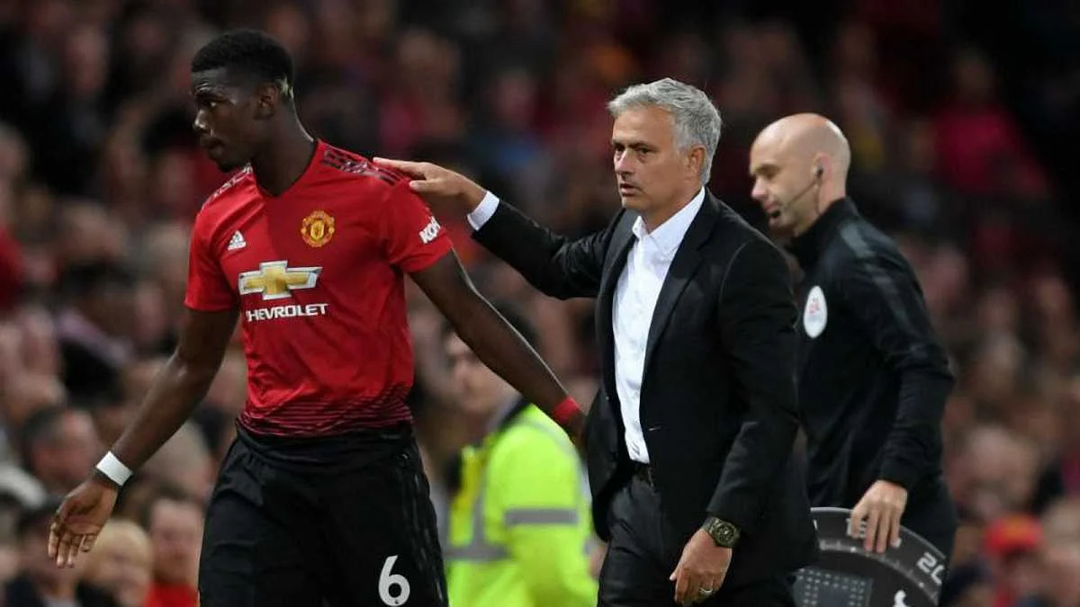 Поль Погба та Жозе Моурінью / фото: ФК Манчестер Юнайтед
