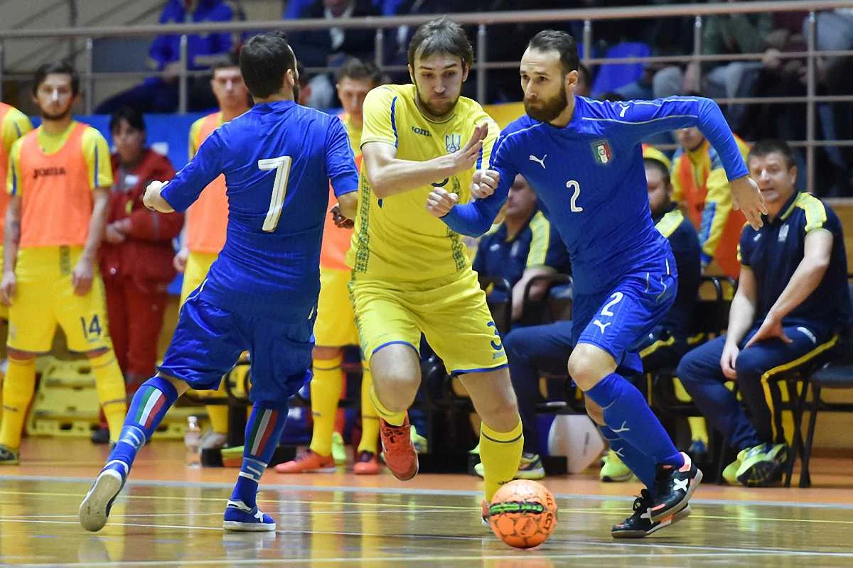 Україна поступилася Італії в першому матчі домашнього Євро-2018 з міні-футболу