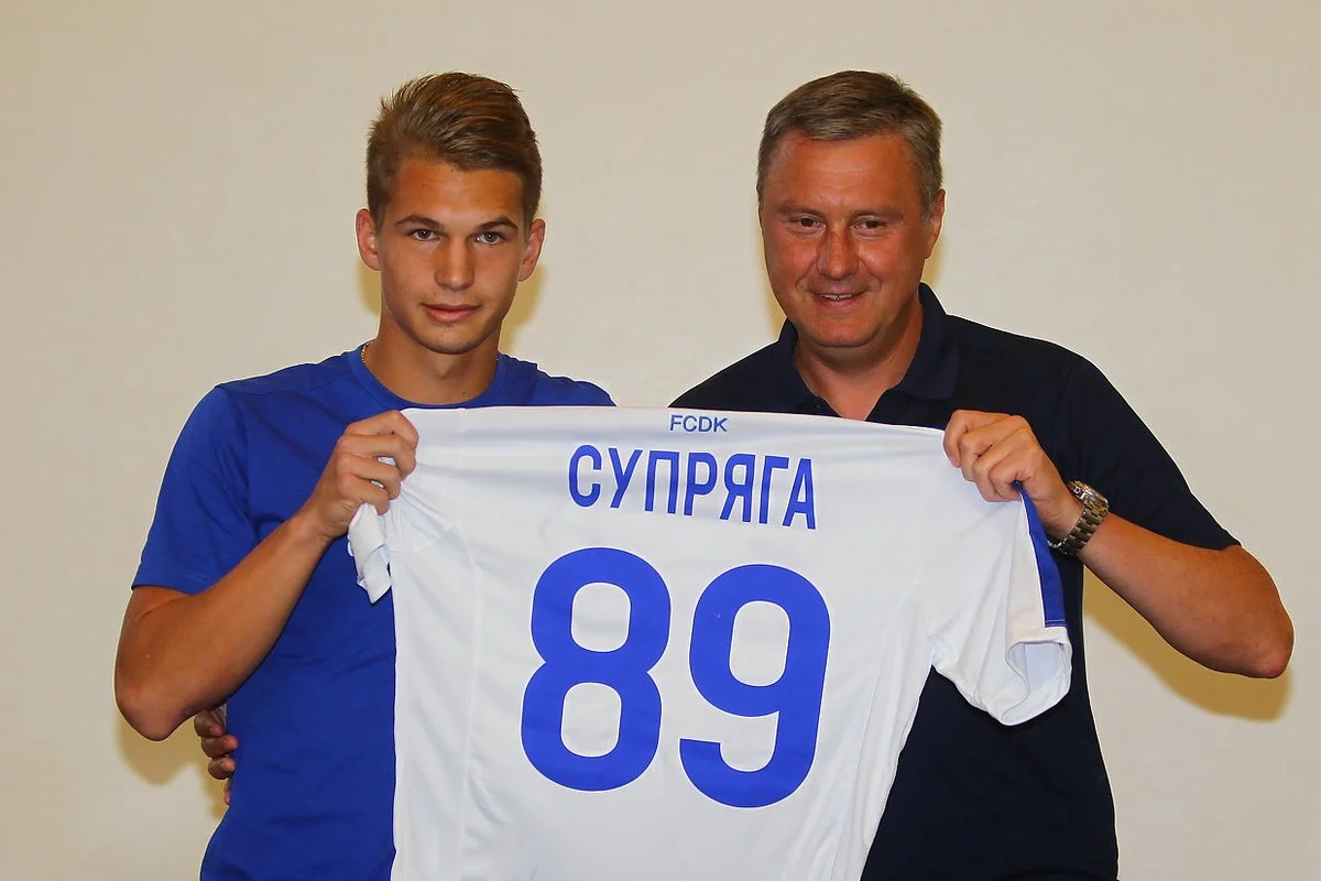 Владислав Супряга та Олександр Хацкевич / Фото ФК Динамо
