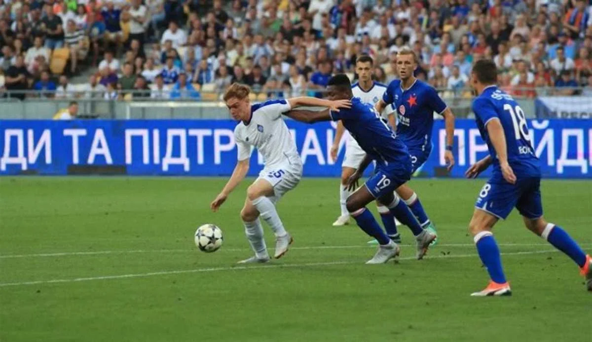 Циганков у матчі проти Славії / фото: ФК Динамо