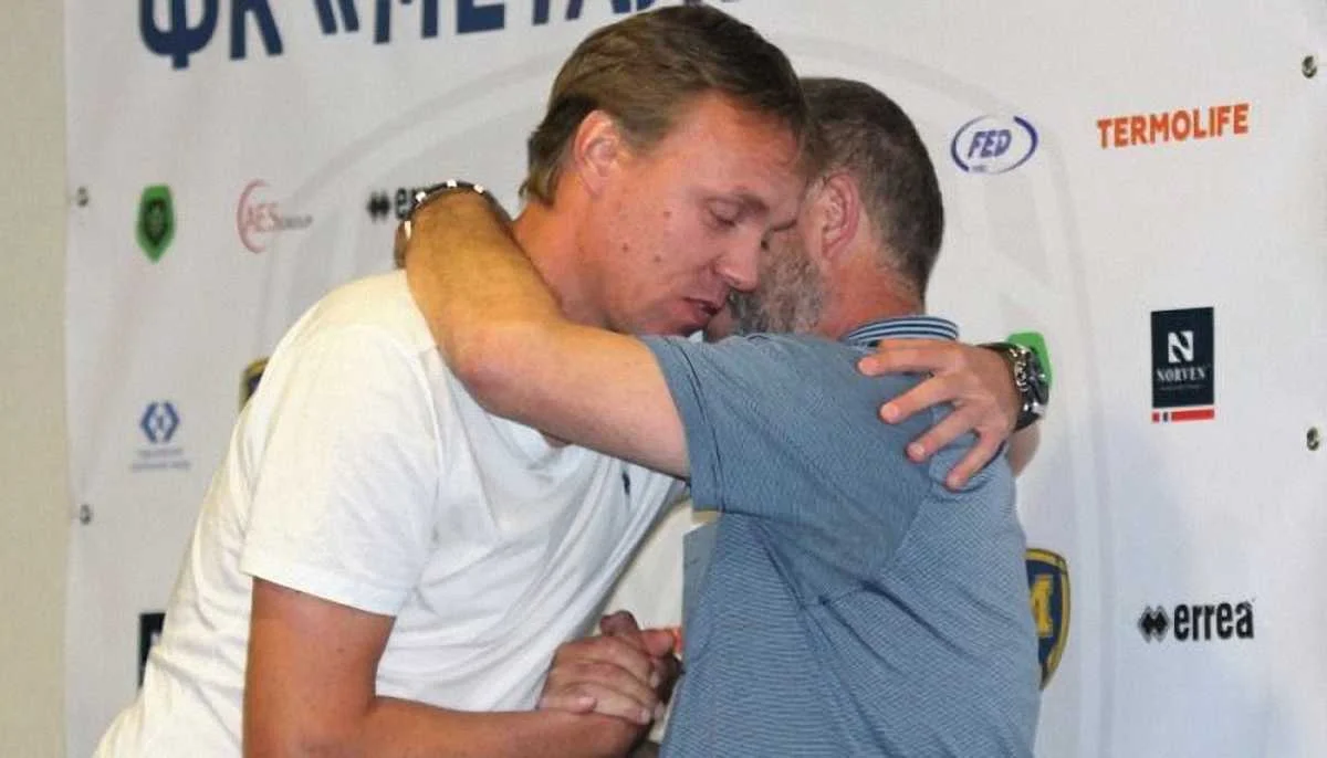 Сергей Валяев (слева) / Фото ФК Металлист 1925