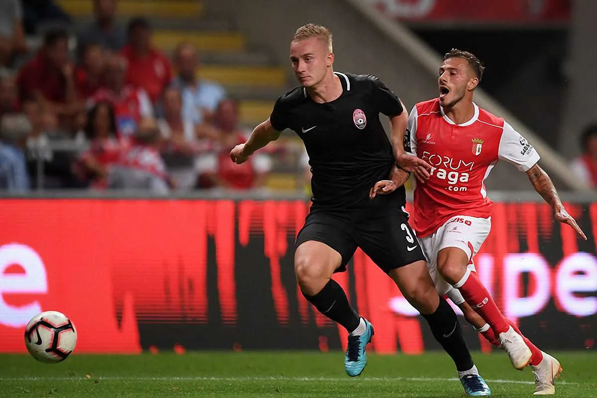 Заря сыграла вничью против Браги и вышла в плей-офф Лиги Европы