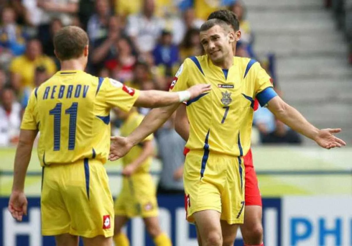 Сергій Ребров та Андрій Шевченко / соцмережі