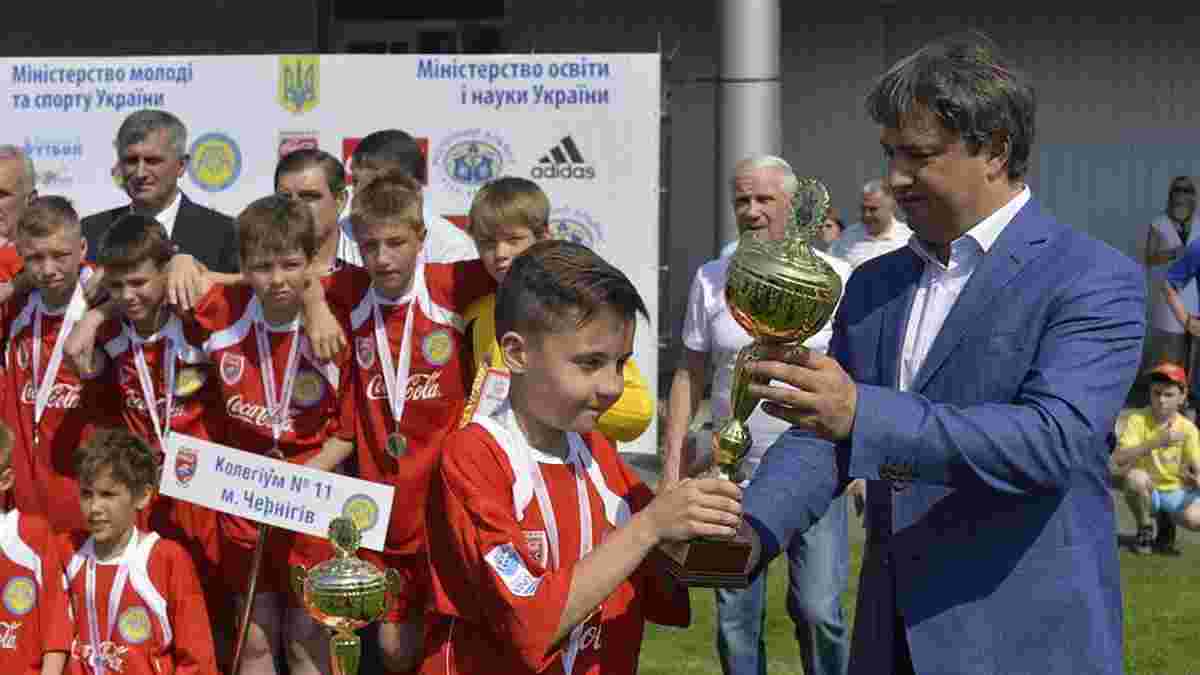 "Шкіряний м’яч" – це чудовий проект, який створює міцну основу для розвитку масового футболу в Україні