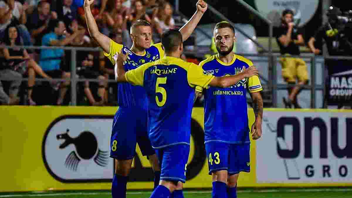 Сборная Украины по мини-футболу в серии пенальти проиграла Англии в четвертьфинале Евро-2018
