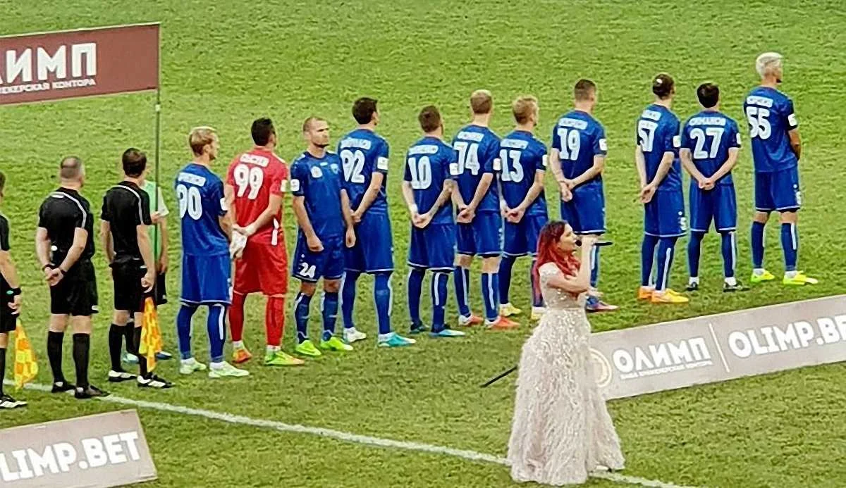 Віталій Федорів відвернувся від прапора Росії / соцмережі