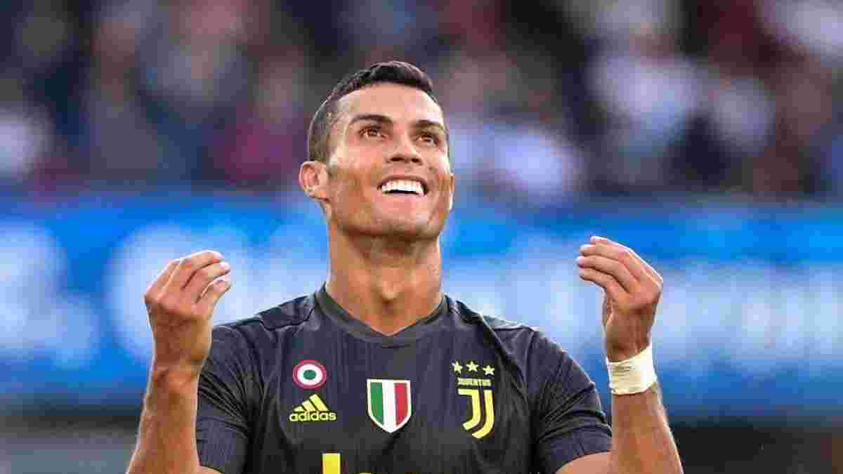 Дебютный матч Роналду в Серии А посмотрели 2,3 млн итальянских телезрителей
