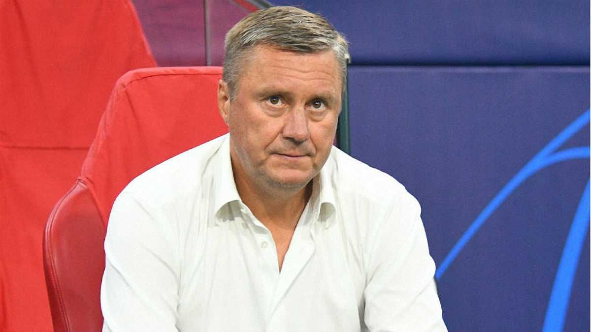 Олександр Хацкевич під час матчу з Аяксом