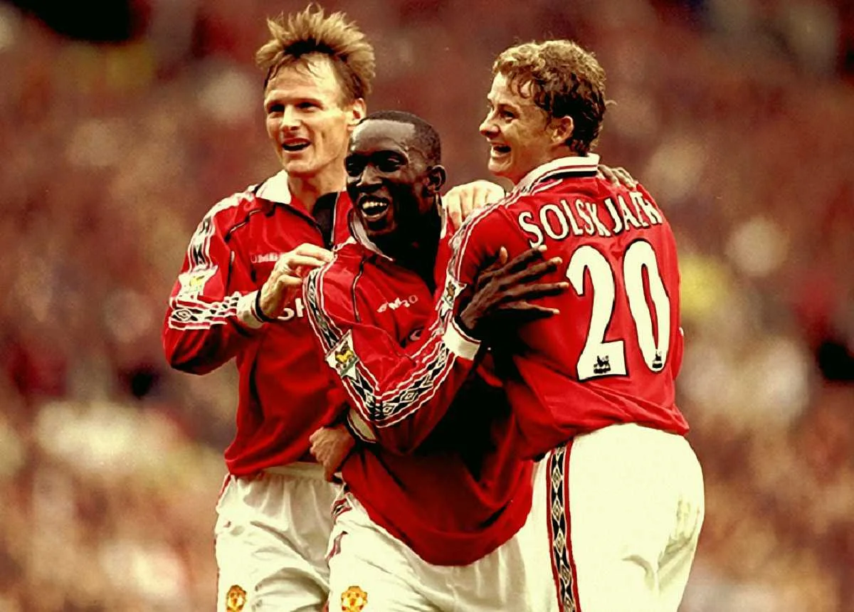 Тедді Шерінгем, Дуайт Йорк, Оле-Гуннар Сульшер – знаменита атака МЮ 90-х