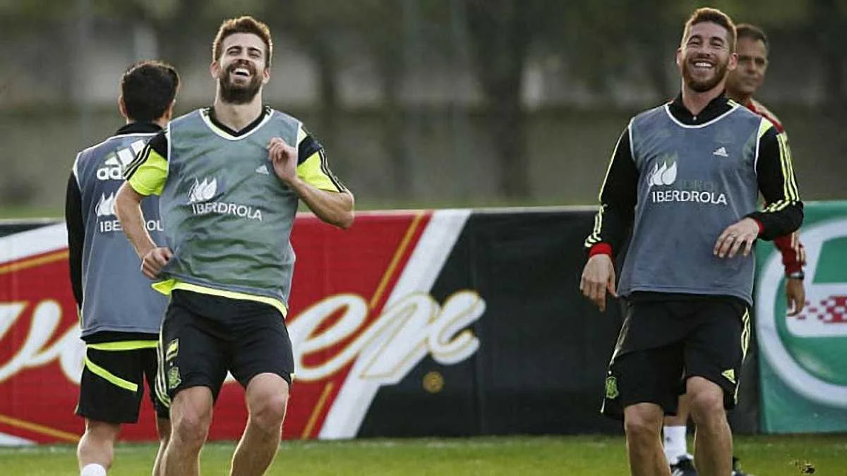 Жерар Піке та Серхіо Рамос / фото із соцмереж