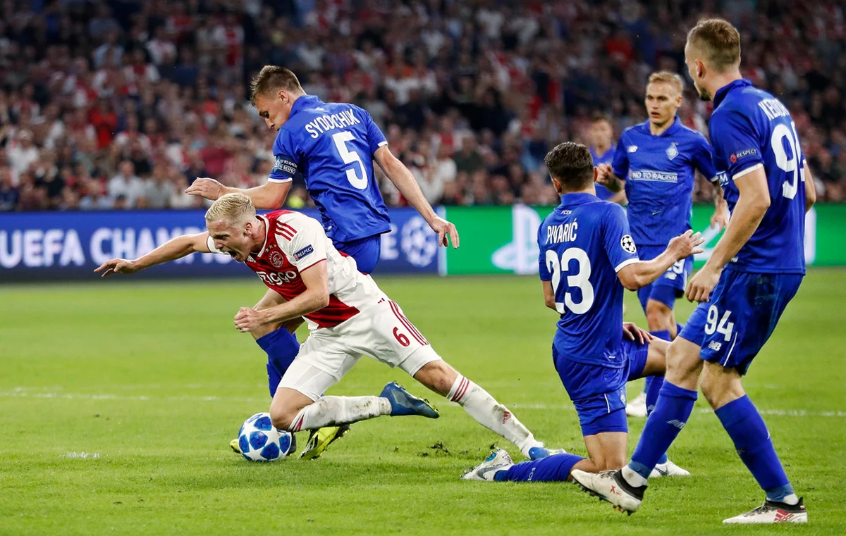 Динамо – Аякс: онлайн-трансляция матча плей-офф Лиги чемпионов 2018/19