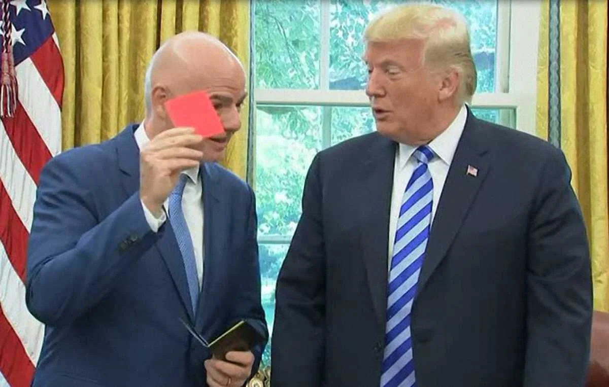 Джанни Инфантино и Дональд Трамп / Фото АР