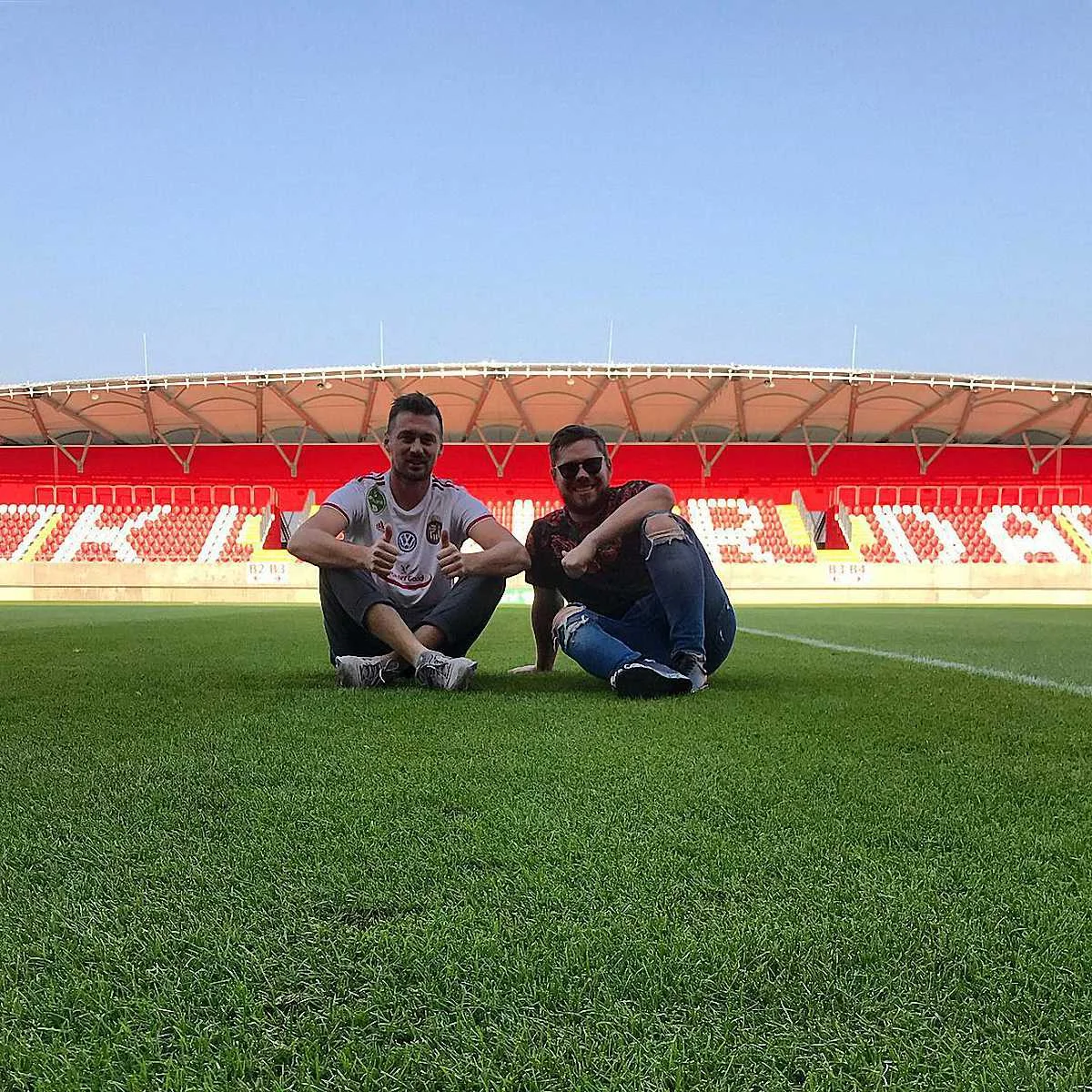 Артем Милевский и Александр Панков / фото А. Панкова