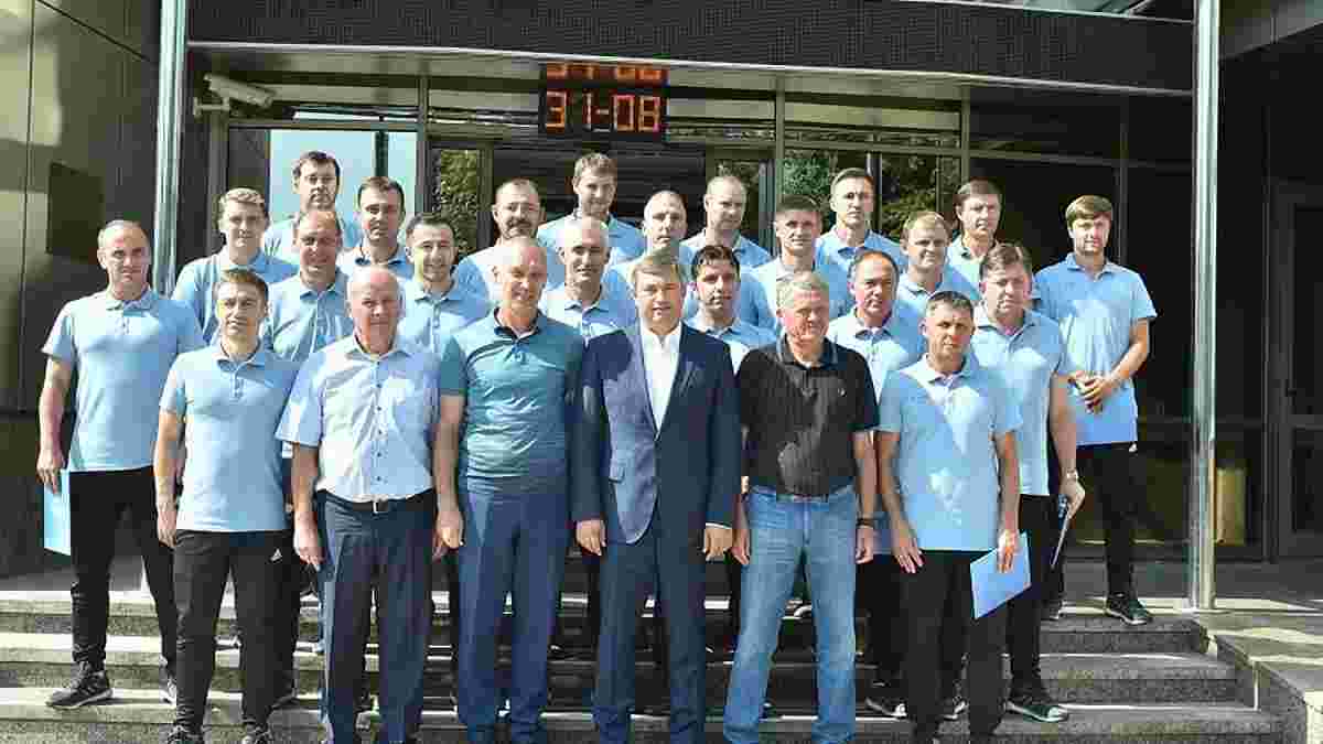 Шацких, Калиниченко и еще 19 тренеров получили тренерскую лицензию PRO

