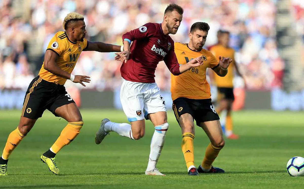 Андрей Ярмоленко в матче Вест Хэм – Вулверхэмптон