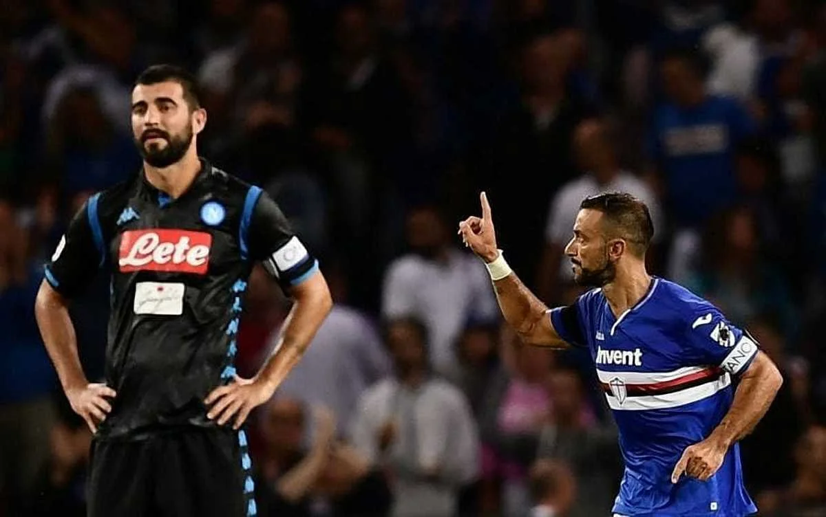 Сампдорія розгромила Наполі, Фіорентина перемогла Удінезе