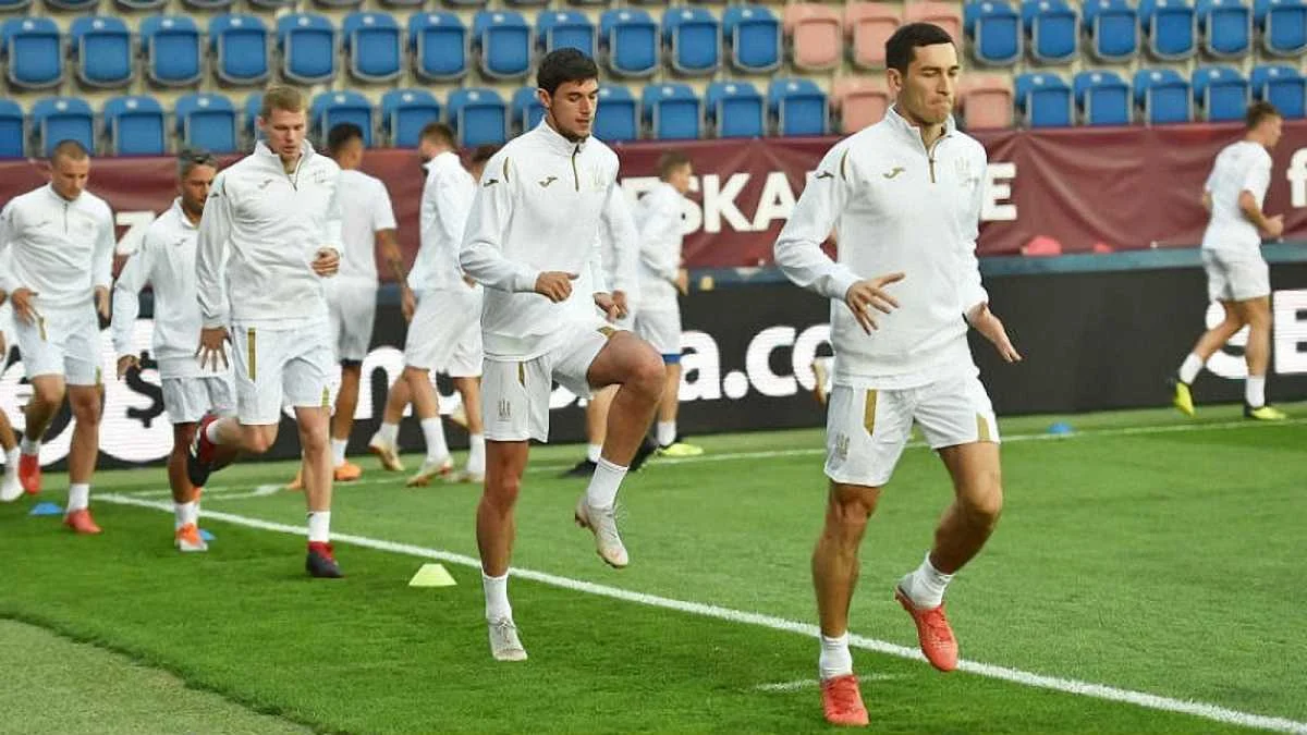 Чехия – Украина: перед началом матча Лиги наций на стадионе дважды погас свет / фото: ФФУ